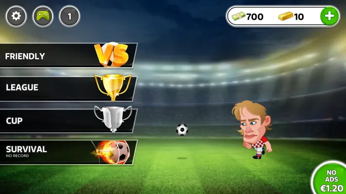 Head Soccer - World Football android App screenshot 1